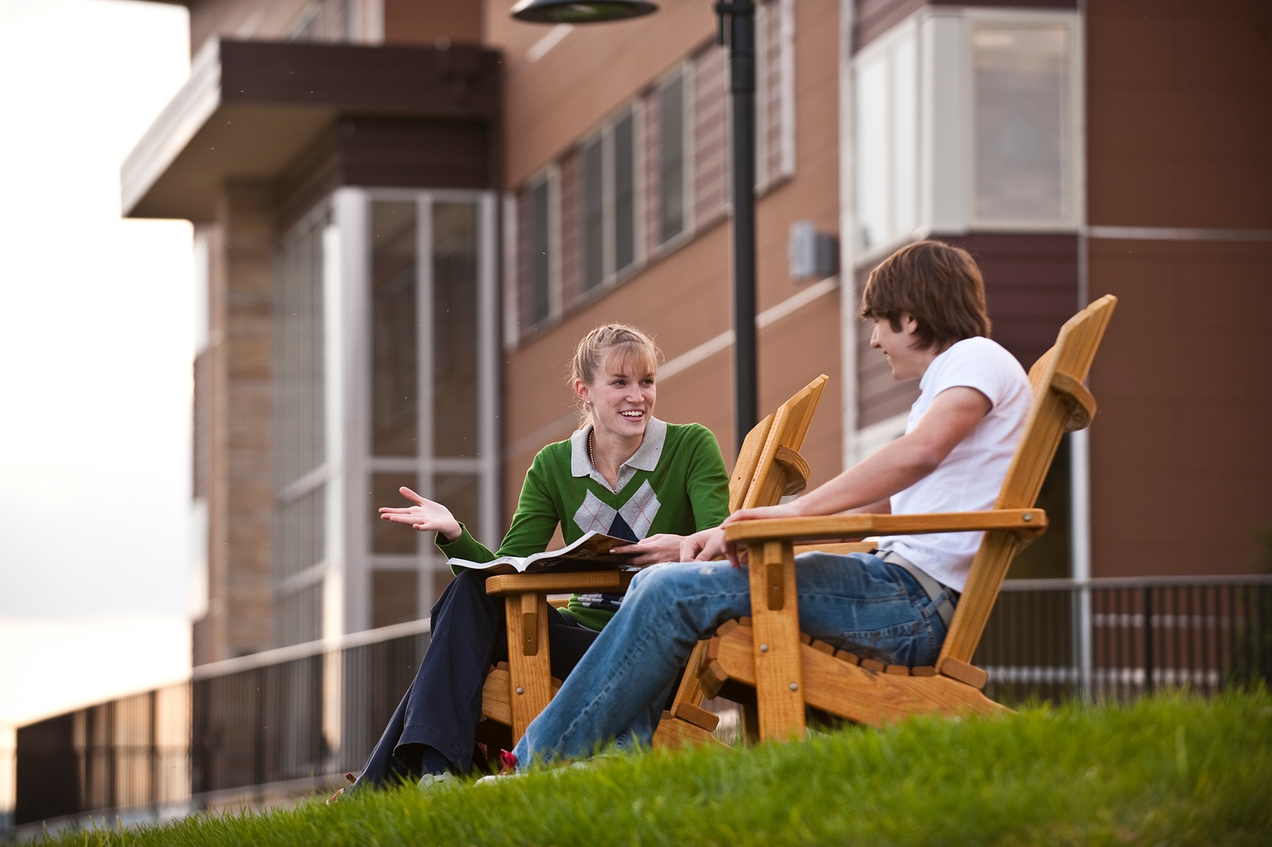 Alvernia Village Apartments - Students Outside.jpg